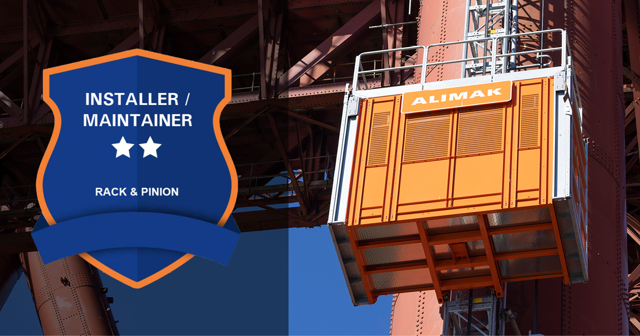 Alimak Group Training Pathway Level 2 - Installer/Maintainer